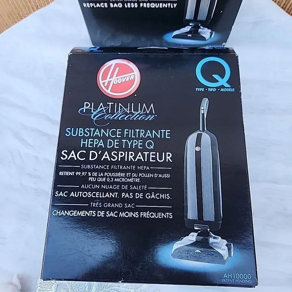 New Hoover Platinum Type-Q HEPA XL Vacuum Bag (2-Pack) 2 Sets Of 2